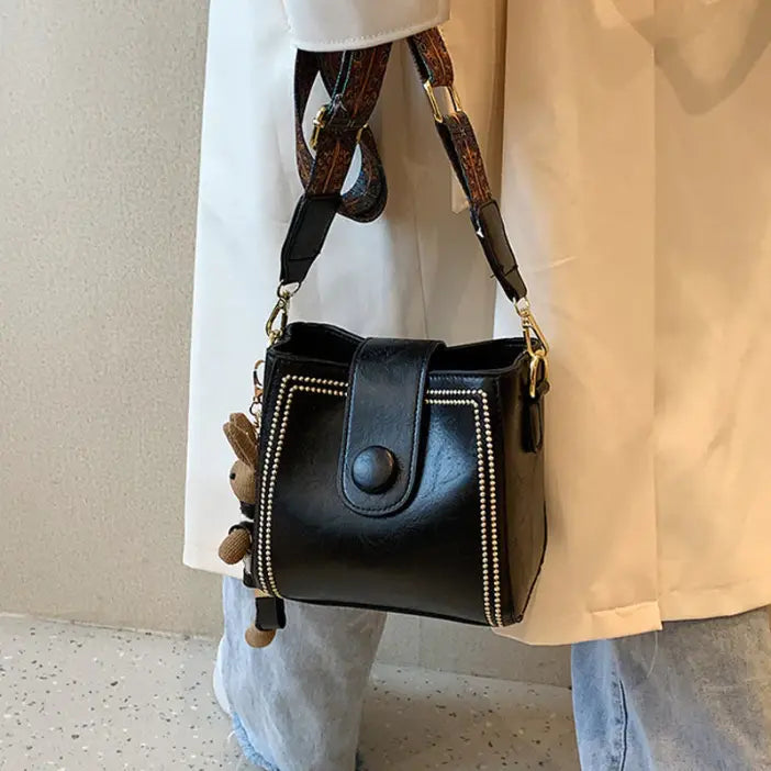 Sac Rétro Compact avec Sangle Large