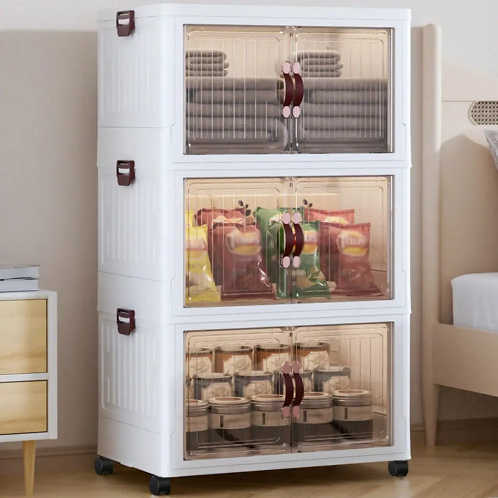 Bacs de Rangement Pliables à 4 Couches