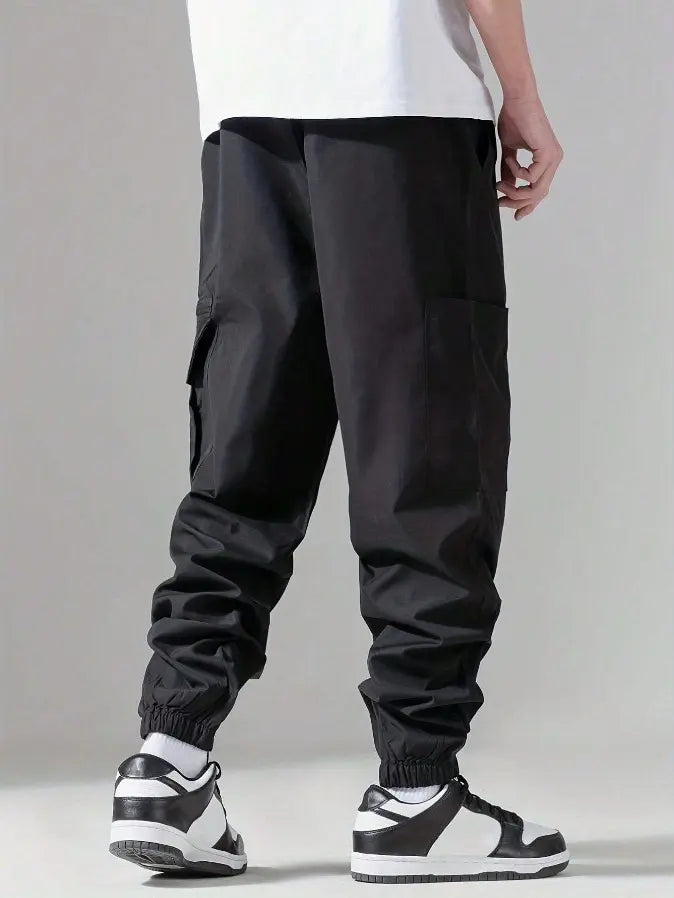 Pantalon Cargo Homme à Poches Zippées