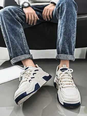 Baskets Décontractées Bleu Azur pour Hommes