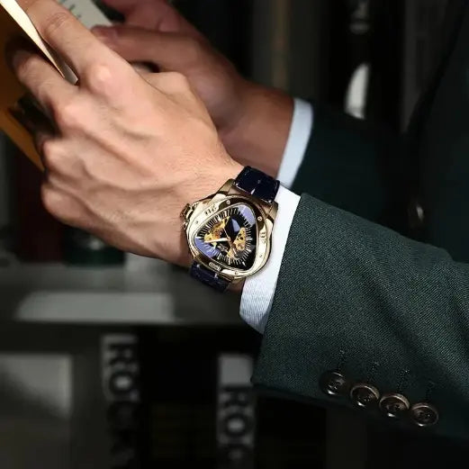 Montre-bracelet mécanique automatique pour hommes