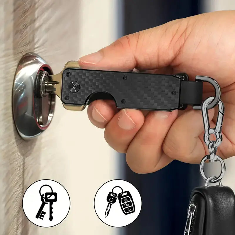 Porte-Clés Métallique Compact et Léger