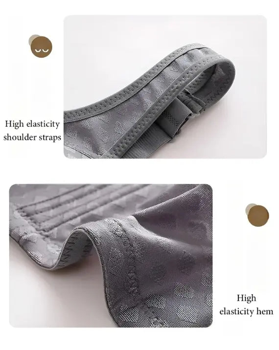 Soutien-Gorge Sans Fil 3/4 à Boutons Devant
