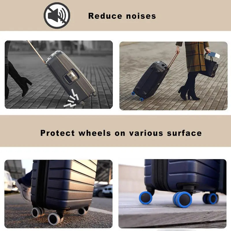 8X Couvre-Roues Universels pour Valise