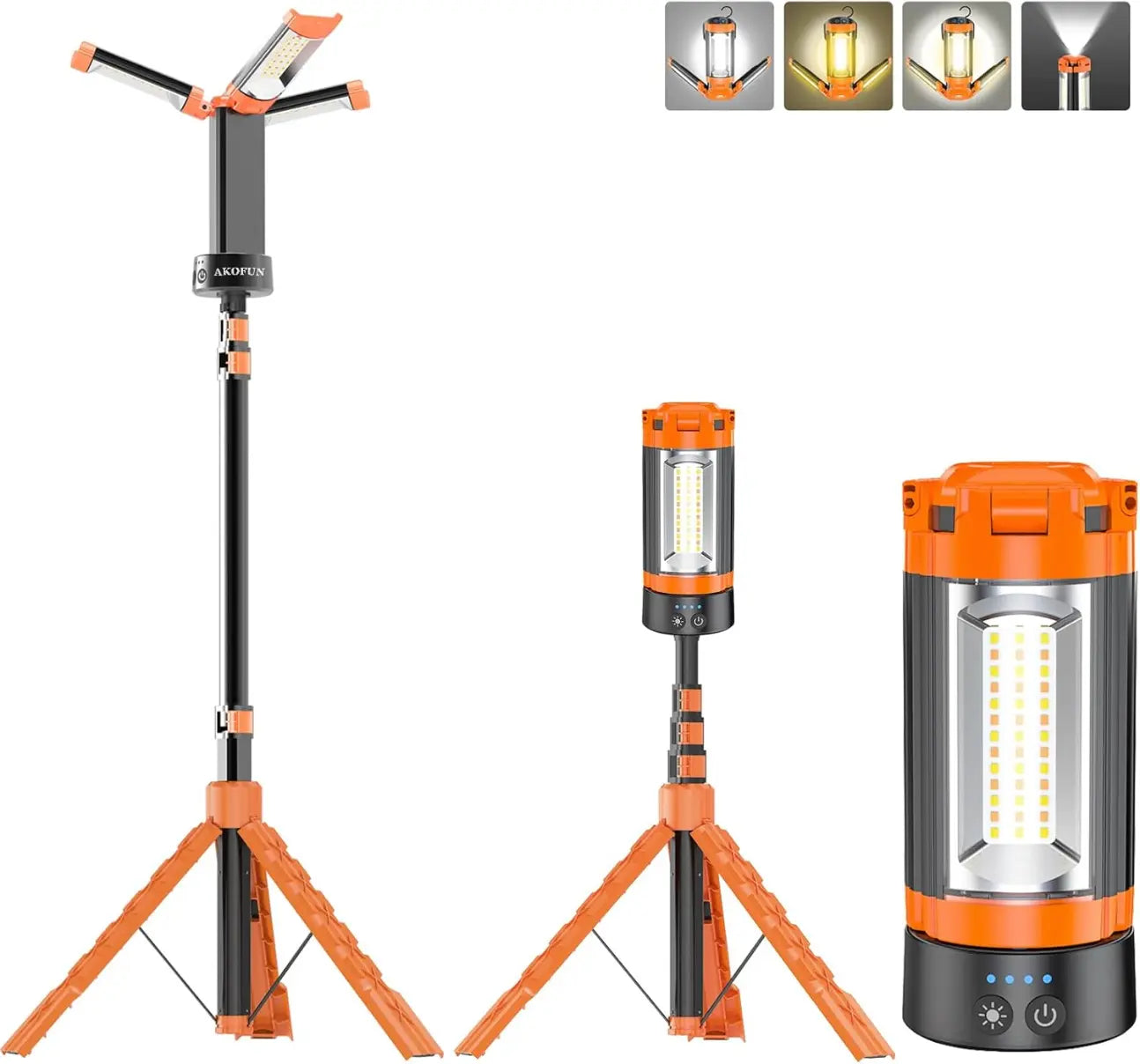 Lampe de Travail LED Rechargeable avec Trépied