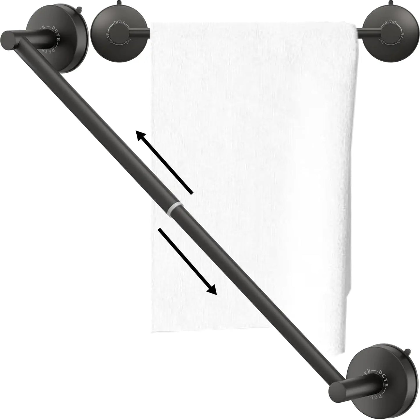 Barre Porte-Serviettes Murale à Ventouse