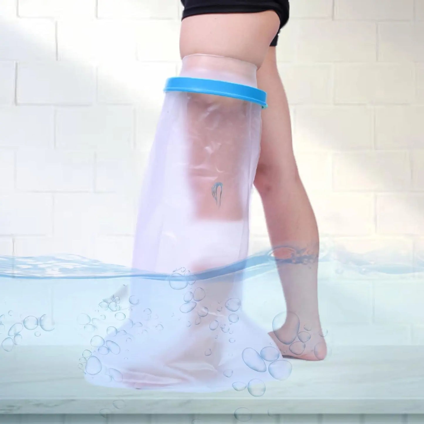 Protection de Douche pour Jambe Entière
