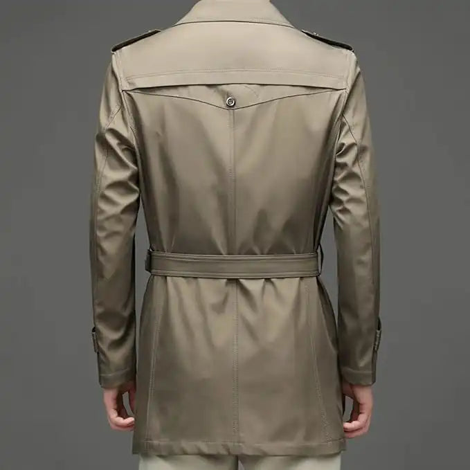 Manteau Mi-Long Élégant pour Hommes