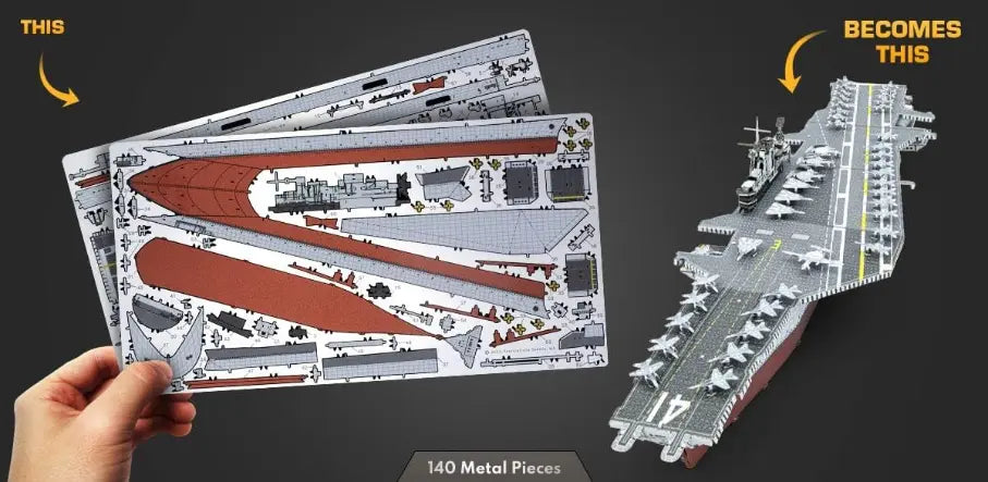 Maquette Métallique USS Midway à Monter