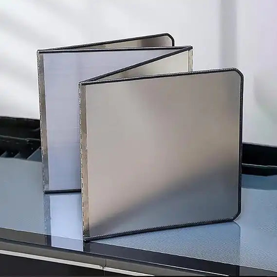 Couvercle Anti-Échaudure en Acier Inoxydable Pliable