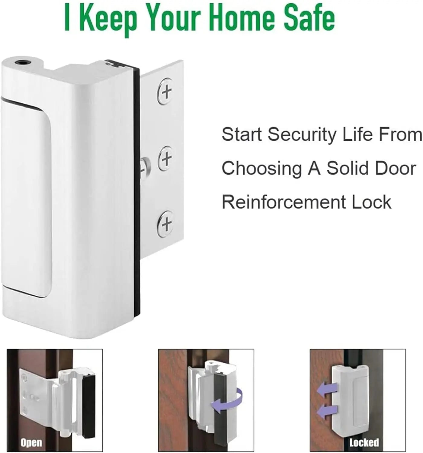 Verrou de Sécurité pour Porte Intérieure