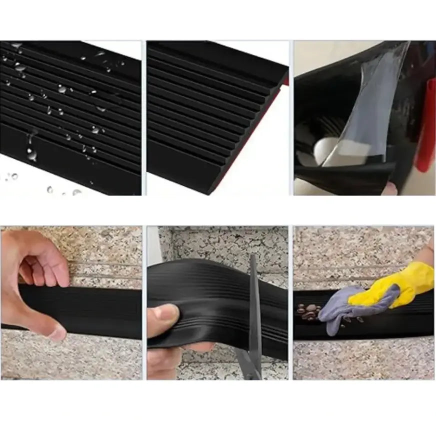 5 Bandes Adhésives Antidérapantes pour Escaliers (1 m x 8 cm)