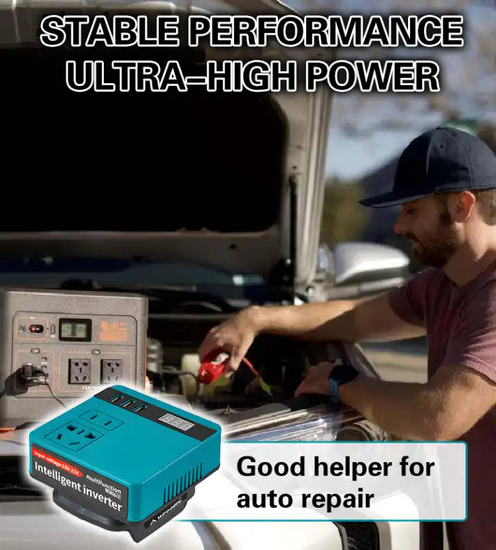Inverter à Batterie Lithium pour Véhicules et Camping