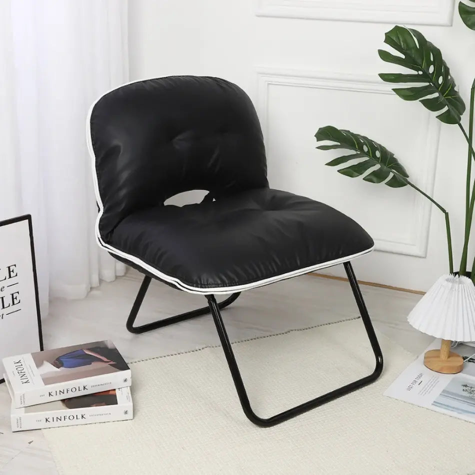 Chaise Pliable avec Coussin Triple Épaisseur