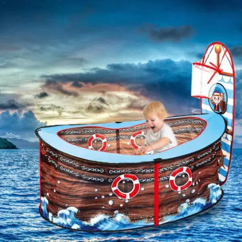 Tente de Jeu Bateau Pirate pour Enfants