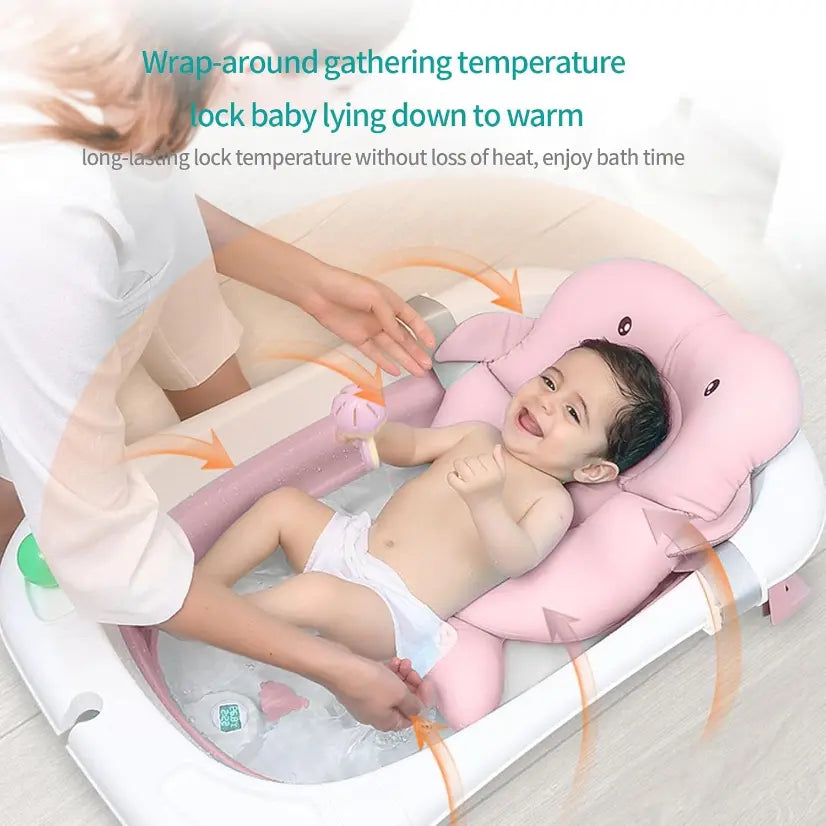 Baignoire Pliable pour Bébé avec Contrôle Température