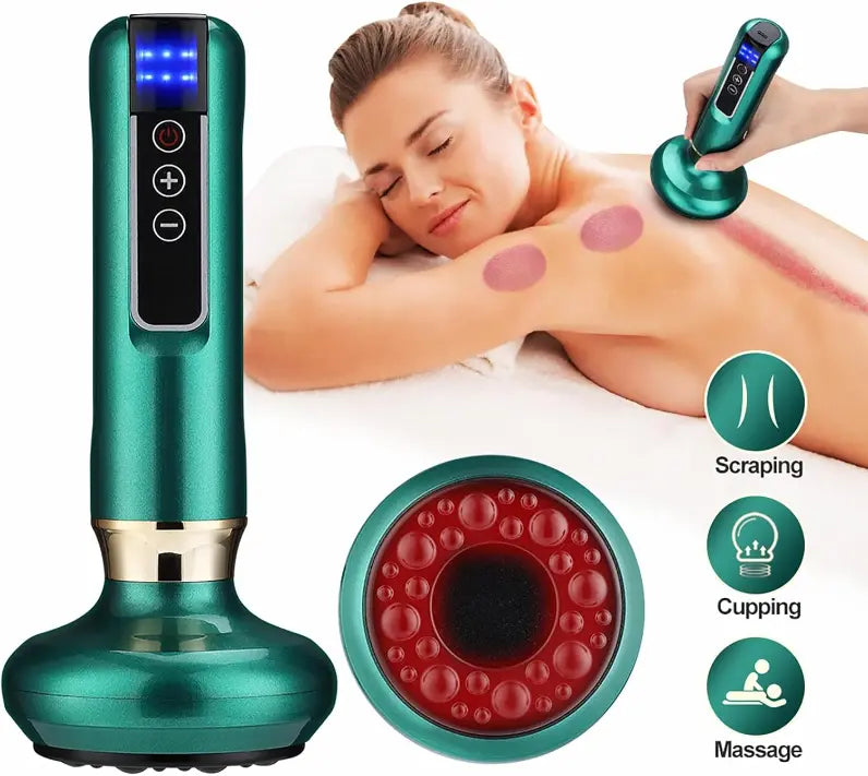 Masseur Chauffant Électrique à Ventouses