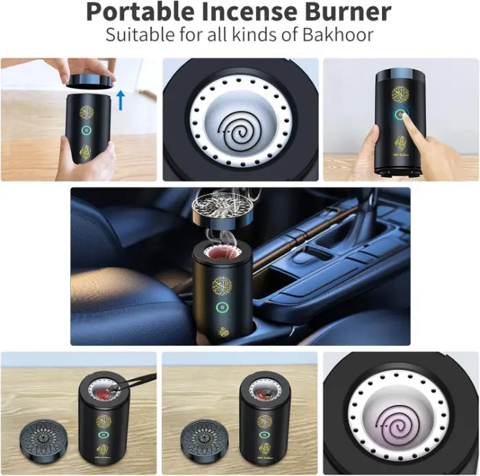 Diffuseur d'Encens Mubkhar avec Lecteur de Coran