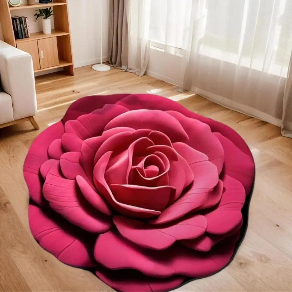 Tapis Floral Ultra-Absorbant en Diatomite