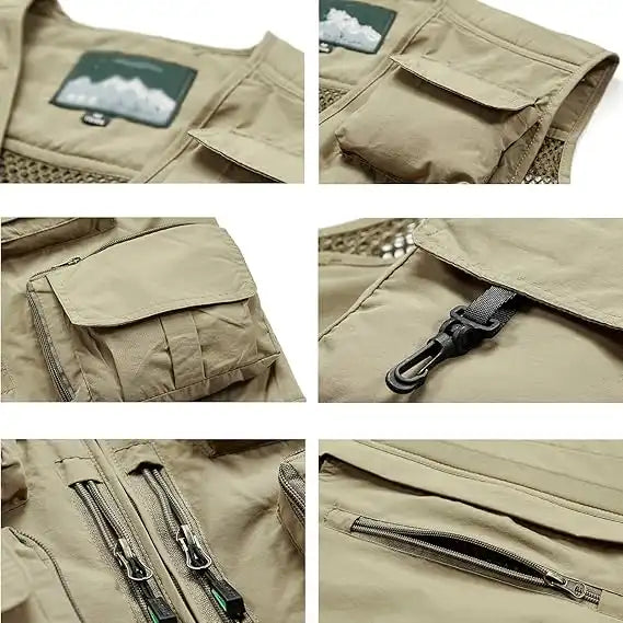 Gilet Utilitaire Multi-Poches 2024