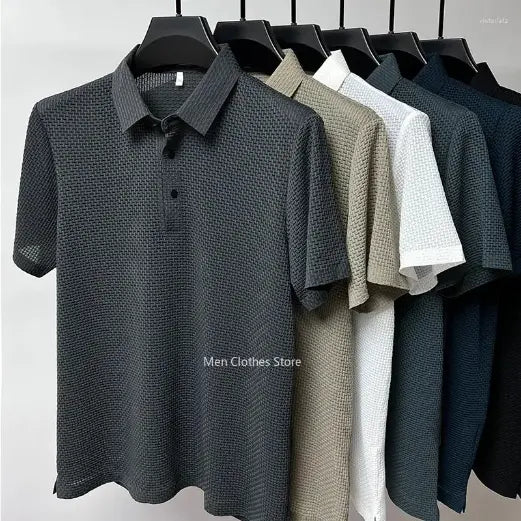 Polo Voker Bleu Confort Anti-Odeur pour Homme