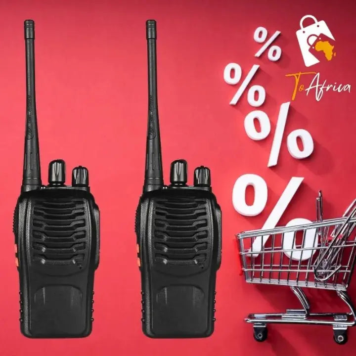Pack 2 Talkie-Walkie Longue Portée