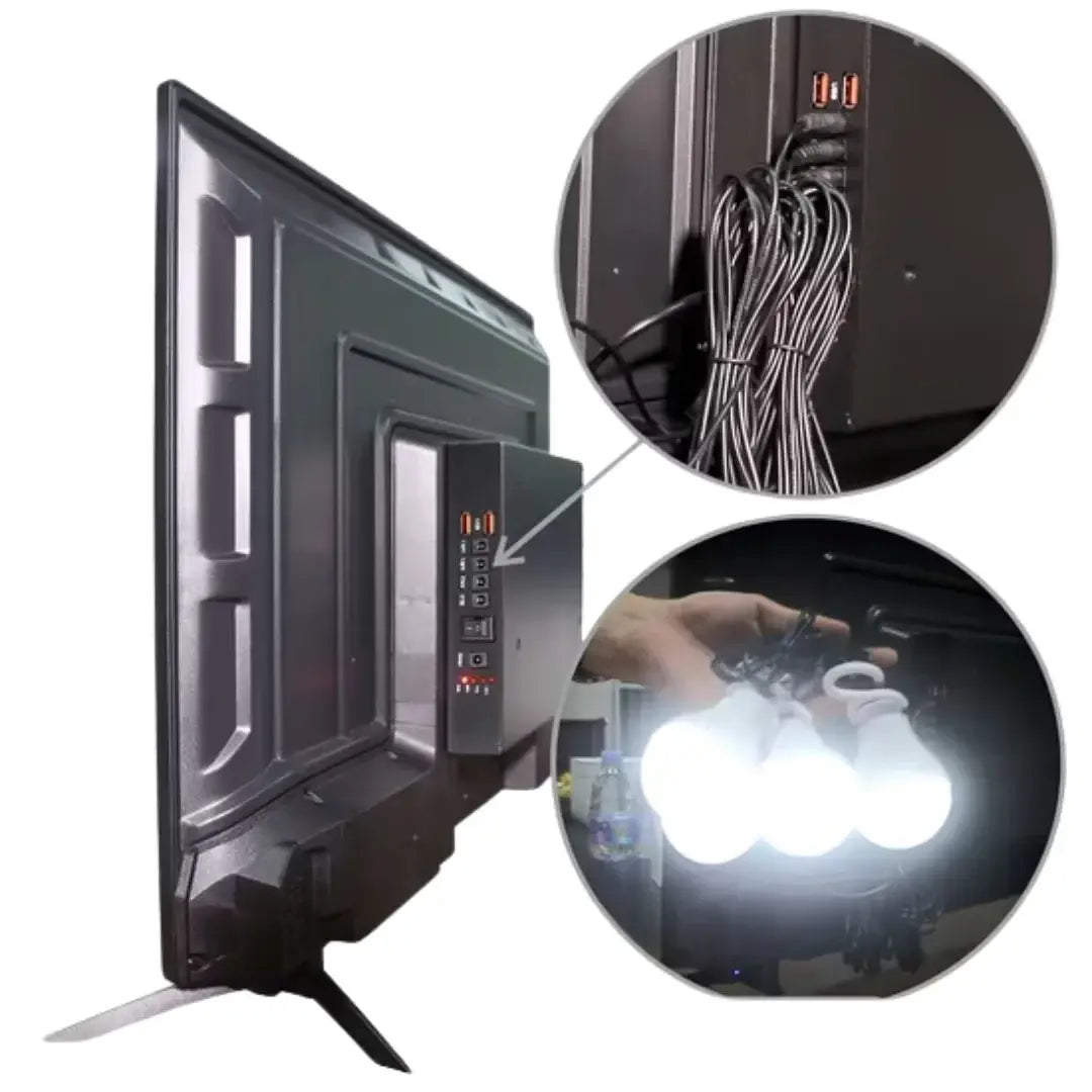 Téléviseur Intelligent 32 Pouces à Énergie Solaire