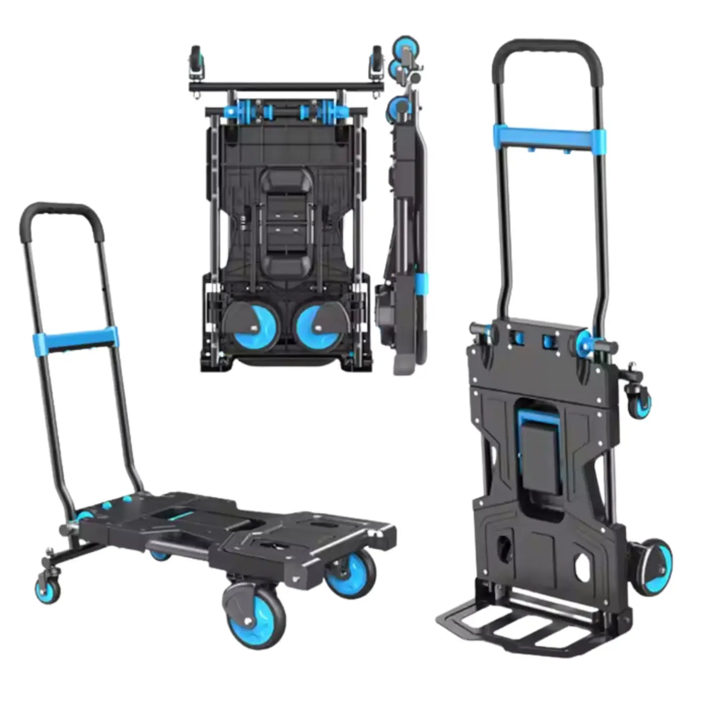 Chariot Pliable à Poignée Télescopique