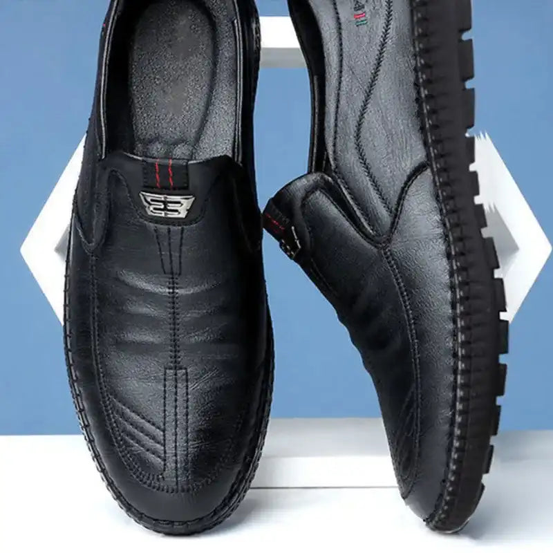 Chaussures décontractées en cuir pour hommes