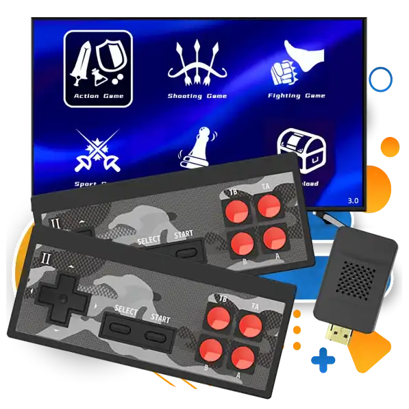 Console de Jeux Rétro avec 1700 Jeux