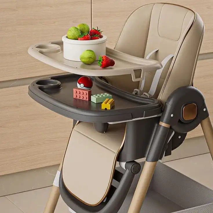 Chaise Haute 3-en-1 Ajustable pour Bébé