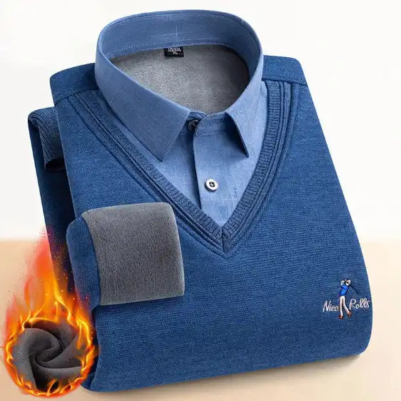 Pull à manches longues pour hommes