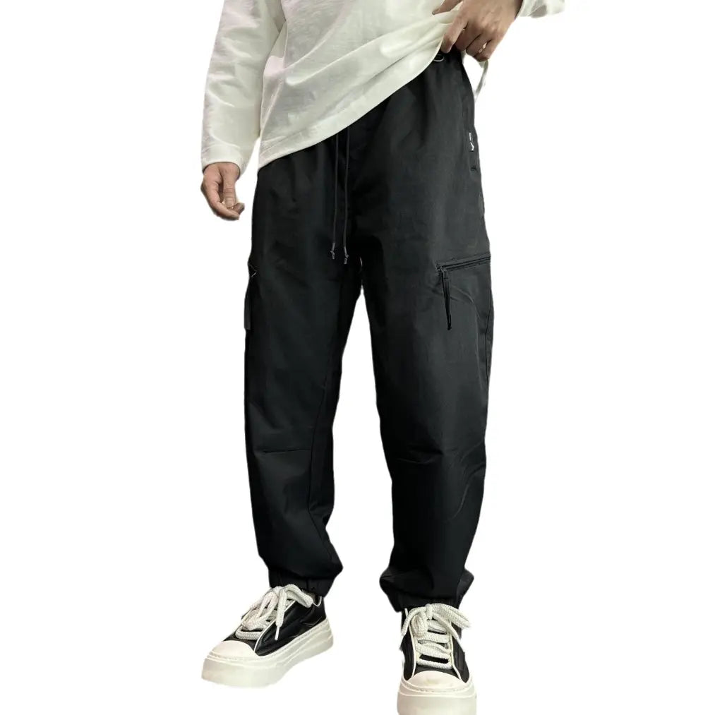 Pantalon Cargo avec Poches Zippées