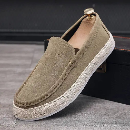 Mocassins Décontractés Homme en Toile