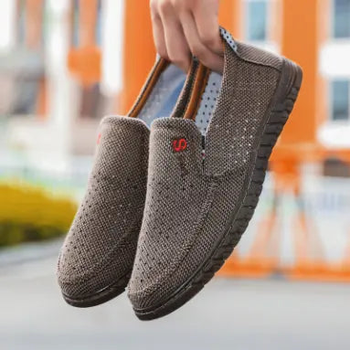Chaussures en Toile de Pékin Respirantes pour Hommes