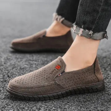 Chaussures en Toile de Pékin Respirantes pour Hommes