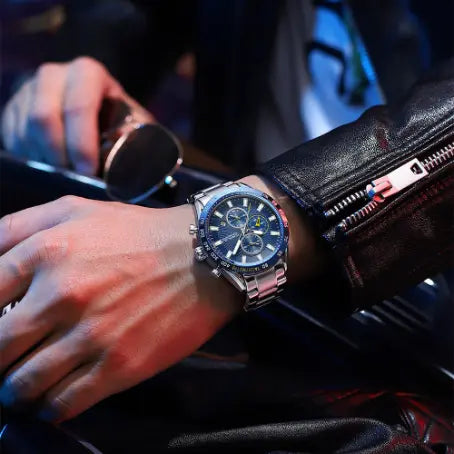 Montre-bracelet chronographe de sport pour homme
