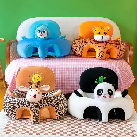 1X Chaise de canapé en peluche pour enfants