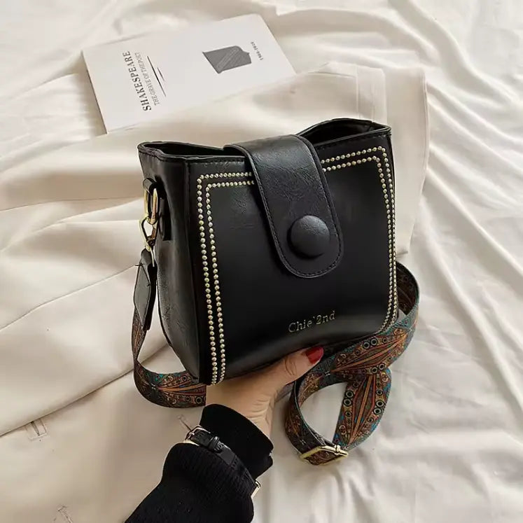 Sac Rétro Compact avec Sangle Large