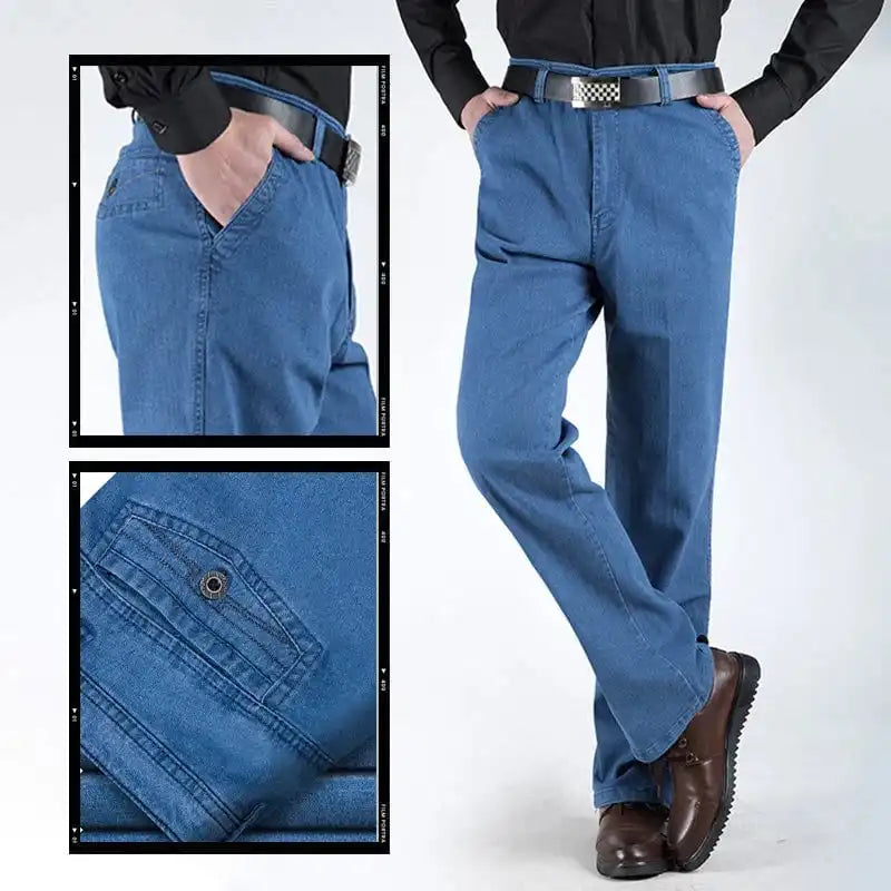 Jean Stretch Droit à la Mode pour Hommes