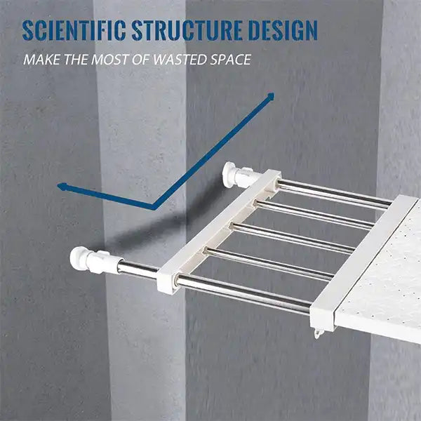 1x Étagère de Rangement Extensible Multifonction