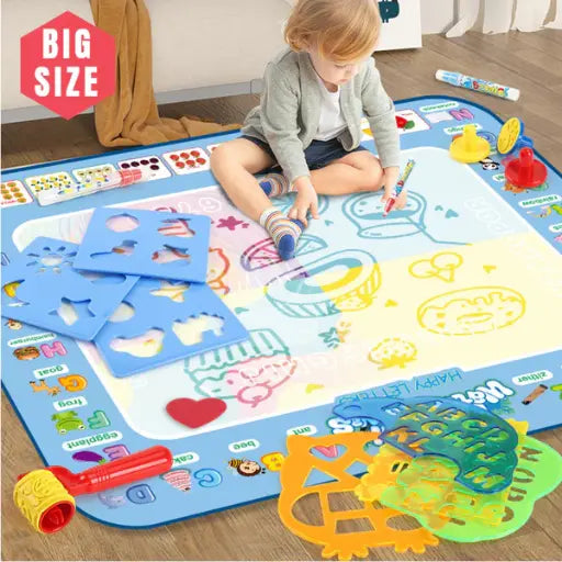 Tapis de Peinture à l'Eau Réutilisable