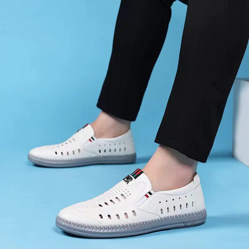 Chaussures légères et confortables pour hommes (blanc)
