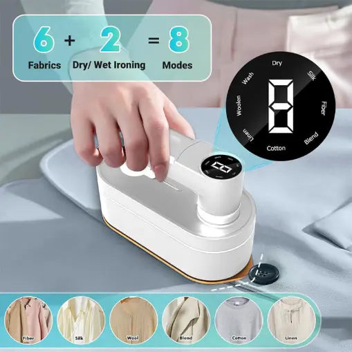 Défroisseur Vapeur 2 en 1 avec 8 modes