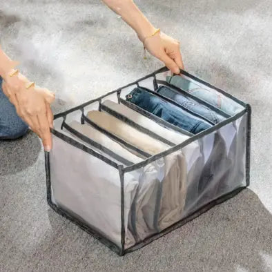 Boîte de Rangement Pliable Multi-Compartiments
