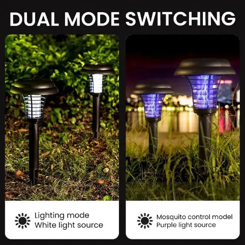 Lampe Solaire Anti-Insectes avec Piquet de Sol