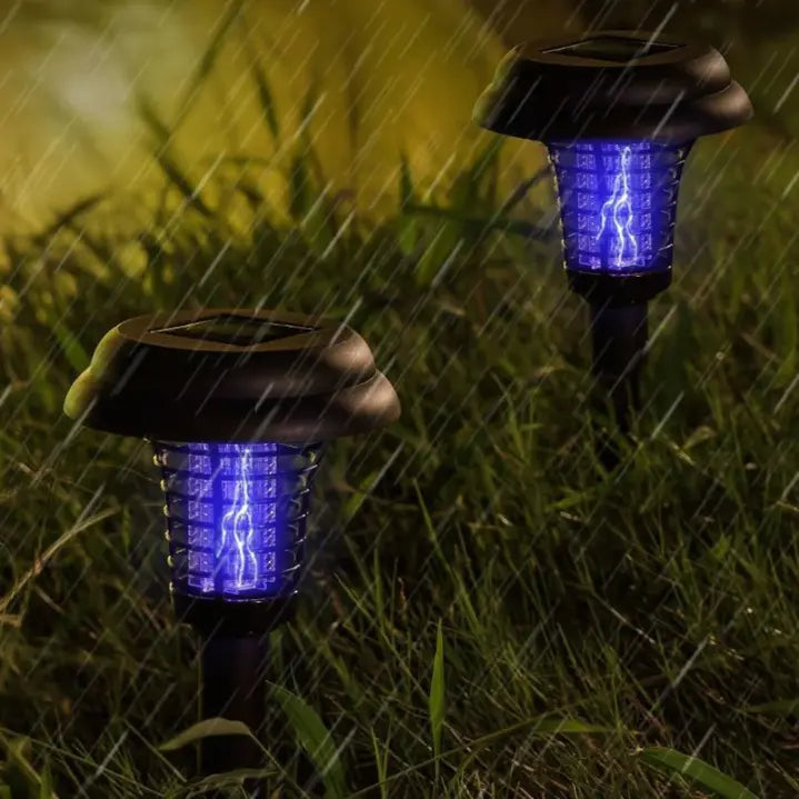 Lampe Solaire Anti-Insectes avec Piquet de Sol