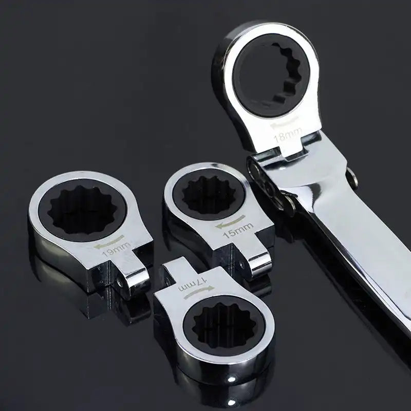 12-en-1 Clés à Cliquet avec Douilles Interchangeables