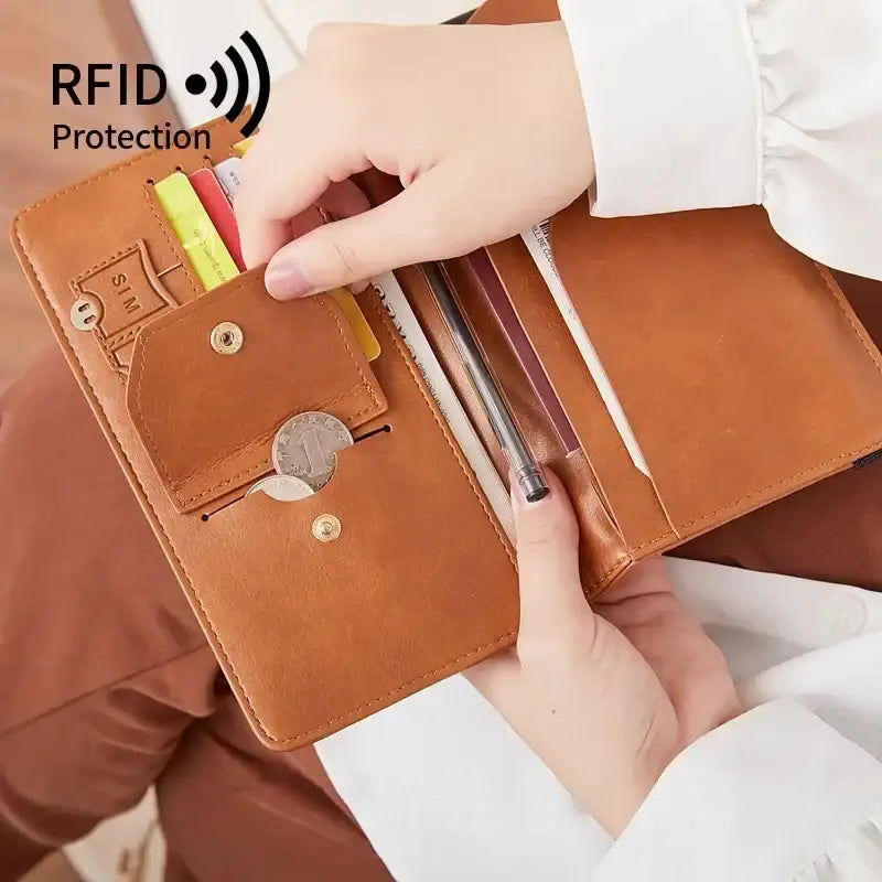 Portefeuille de luxe haute qualité avec protection