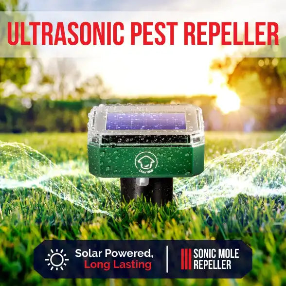Répulsif Ultrasonique Solaire 4-en-1 Anti Rongeurs